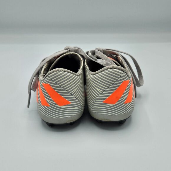 Adidas Nemeziz Boys Girls Soccer Cleats Size 13K Gray/Orange Striped FG Youuth - Picture 5 of 7